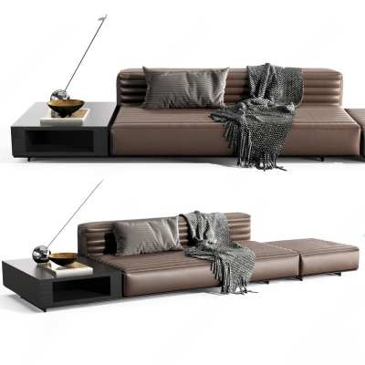 MINOTTI现代多人沙发3D模型下载